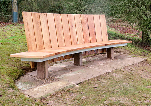Oak bench